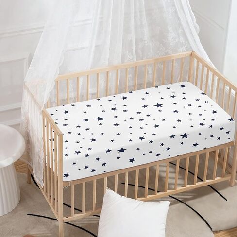 Brown Leopard Baby Crib Sheets for Boys Girls Animal Print Fitted Crib Sheet for Standard Crib and Toddler Mattress Animal Skin Baby Mattress Sheets Toddler Bed Sheet 52x28x8 in in Saudi Arabia