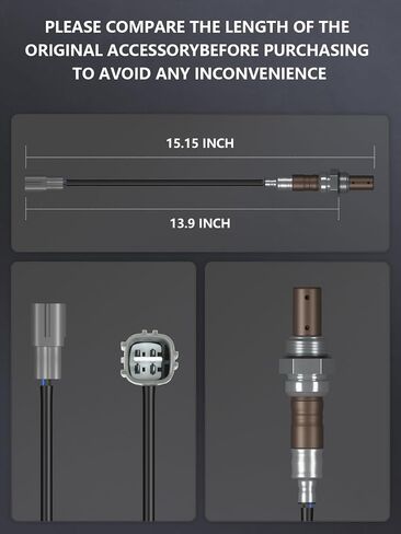 Marsflex O2 Oxygen Sensor 56028994AA Upstream Downstream Compatible with Chry 300 Dodge Dakota Durango Ram 1500 Jeep Wangler Commander Grand Cherokee Liberty Raider Replacement 56028994AB 56044652AA in Saudi Arabia