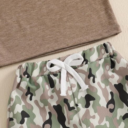 Toddler Baby Boy Summer Clothes Funny Letter Tank Top Sleeveless Shirt And Shorts Set 2 Piece Infant Boy Outfit in Kuwait