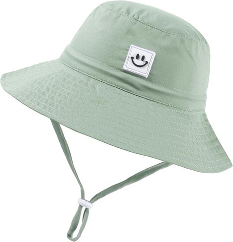 Kids Sun Hat Smile Face Ducket Hat for Toddler Girls Boy in Kuwait