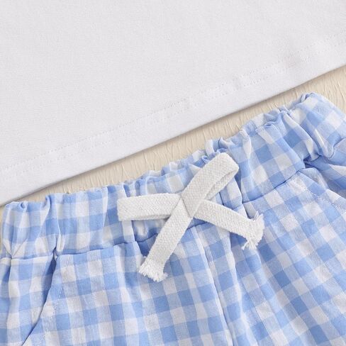 Socutebabe 4th Of July Baby Boy Girl Outfit Toddler Truck Flag T Shirt Top Shorts Fourth Of July Outfits Cute Summer Clothes in Saudi Arabia