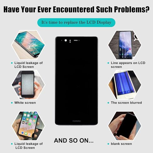 OLED Digital Display Replacement Compatible with Tecno Spark 10 Pro/Tecno KI7(Black Without Frame) LCD Display Touch Screen Digitizer Assembly with Repair Tools in Saudi Arabia