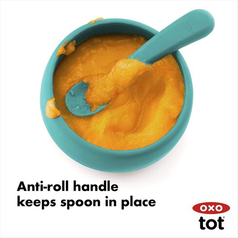 OXO Tot Silicone Spoon Set Teal in Saudi Arabia