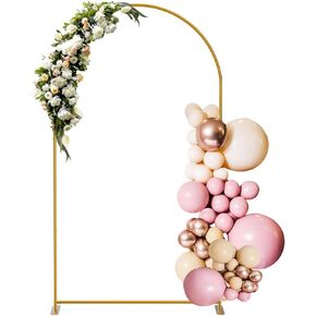 7.2 FT Arch Backdrop Stand for Parties, Balloon Arch Stand, Wedding Arch Backdrop Stand, Ideal for Birthday, Gradutation, Birdal Shower, Baby Shower, Anniversary, Wedding, New Year