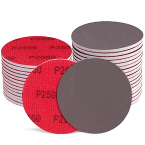 18Pcs 5 Inch Hook and Loop Sanding Sponge Discs 2500 Grit Wet Dry Sandpaper with Buffer Backing Pads for Random Orbital Sander Curved Surface and Large-Area Sanding for Automotive Metal Wood