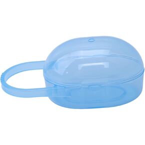 Blue Pacifier Case Pacifier Holder Holder Case Pacifier Box Dust Box for Diaper Bag Home Travel Outdoor Activities Pacifier Accessories