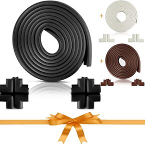Furniture Edge and Corner Guards | 52 ft Bumper 16 Adhesive Childsafe Corners | Baby Child Proofing Set