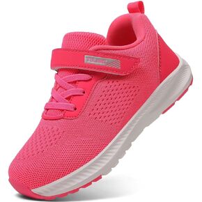Boys Girls Tennis Shoes Kids Lightweight Breathable Sneakers Non-Slip Running Sport Athletic