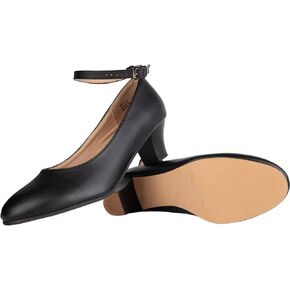 Character Shoes for Women Dance Shoes,Pumps Ankle Strap Heels for Ballroom,Salsa,Tango