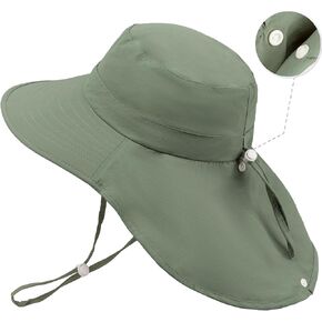 Hongteya Baby Toddler Sun Hat Hat Summer Ducket Duclable Ducket مع UPF أكثر من 50 عامًا