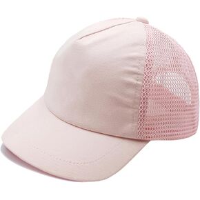 Toddler Baseball Cap Baby Cap Sun hat Breathable Mesh Solid Color hat for Kids boy Girl Age 3-5t