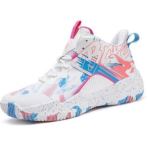 Women Men Basketball Shoes Fashion Running Sneakers Colorful Painting High Rebound Non-Slip Sport Shoes