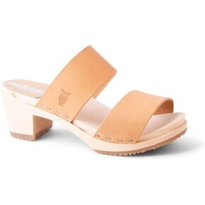 Sandgrens Handmade Swedish Wood Clogs for Women, High Heel Sandals | Stockholm High