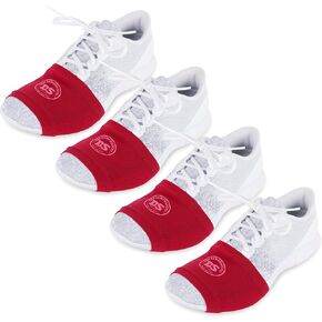 Made in USA | The Original Over Sneaker Dance Socks | Smooth Floors (4 Pairs)