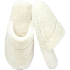 ULTRAIDEAS Womens Fluffy Scuff House Slippers Indoor