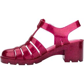 ميليسا حيازة كعب أزياء الصنادل للنساء - نمط الصياد الأيقوني مع كعب متوسطة الكتلة - مشبك قابل للتعديل للراحة - 100 ٪ PVC العلوي/النعل/الرائحة الفقرية in Kuwait