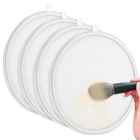 4 Pcs Nail Dust Collector Filters Reusable Replacement Filter Compatible, Reusable Filter for Nails Dust Vacuum Machine, Nail Salon, Home Use