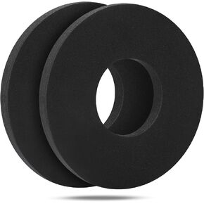 Motor Gasket 5.7'' #566, Black - 2-Pack, High-Performance Seal, Durable Material, Compatible with Carpet Extractor, Vacuum & Blower Motors, Easy to Install, Leak-Proof Design