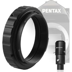 Astromania Variable Projection Adapter 1.25" Extension Tube Kit - Bundle with - Pentax-k Camera T-Ring Adapter