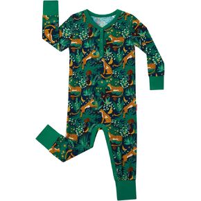 Bamboo Viscose Baby Romper for Infant Boys Girls Soft Long Sleeve Baby Pajamas