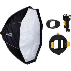MagMod MagBox Pro 42 Octa Starter Kit Bundle, with MagBox Pro 42 Octa Softbox, MagShoe 2, MagRing 2 and MagGrip 2, Complete 4 Pc. Softbox Lighting System