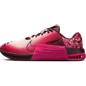 Nike Metcon 9 AMP Women's Workout Shoes (DZ2539-600, Burgundy Crush/Dark Beetroot/Rush Pink/Black) Size 10.5