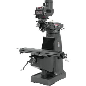 JET JTM-4VS 2-Horsepower 115/230-Volt Single Phase R-8 Taper Vertical Mill with 9-Inch by 49-Inch Table