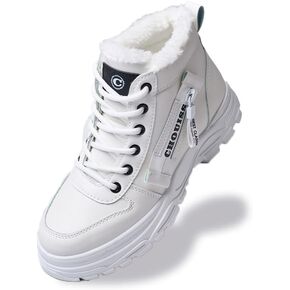 Snow Boots for Women,Platform Winter Boots Warm Sneaker,Hiking Shoes Waterproof with Zipper