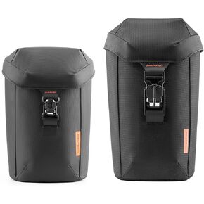 PGYTECH Camera Lens Bag, Magnetic Buckle Camera Lens Case, Water Resistant Protective Lens Pouch for DSLR Camera Lens, Thick Camera Lens Bag for Sony, Nikon, Canon Size M & L 2 PCS
