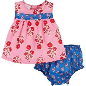 Mud Pie baby-boys Children's Mixed Print Pinafore