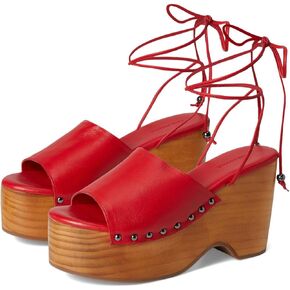 Women's Front Row Wrap Clog Trend Shoes, Salsa Leather, 10
