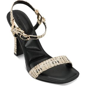 KARL LAGERFELD Women's Evening Cushioned Insole Cybil-Ankle Strap Sandal Heeled