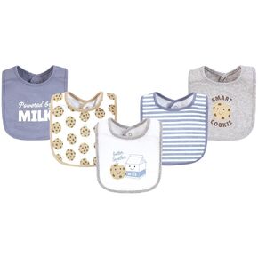 Hudson Baby Unisex Baby Cotton Bibs, Brave Lion, One Size