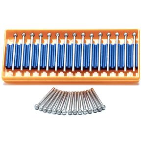ILOVETOOL 30Pcs 5mm Ball Shape Diamond Jewelry Drill Bits Rock Carving Tools for Sea Glass Shells Gemstones