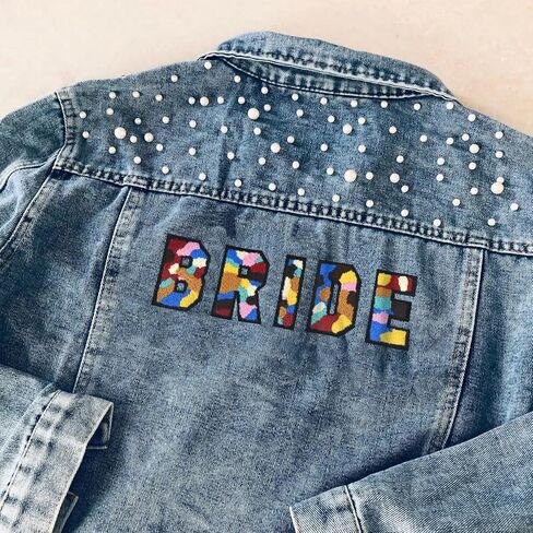 4PCS Mama Iron on Patches 3" Mother's Day Patches Mom Chenille Patches Colorful Jacket Letter Patches for Clothing Hats Shirts Shoes Jeans Bags Craft in Saudi Arabia