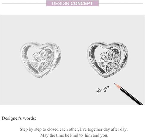 دلاية على شكل وردة القمر للأساور والقلائد 925 من الفضة الاسترليني على شكل وردة مرصوفة بحجر الزركونيوم على الطراز القوطي للنساء in Kuwait