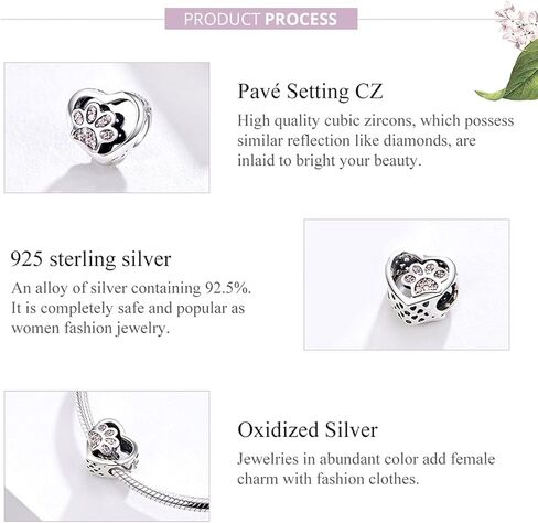 دلاية على شكل وردة القمر للأساور والقلائد 925 من الفضة الاسترليني على شكل وردة مرصوفة بحجر الزركونيوم على الطراز القوطي للنساء in Kuwait