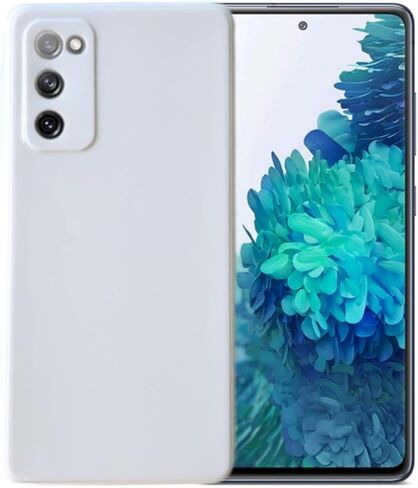 Compatible with Samsung Galaxy S20 or S20 5G Soft Liquid Silicone Gel Cell Phone Mobile Basic Back Case Cover (Orange) in Kuwait