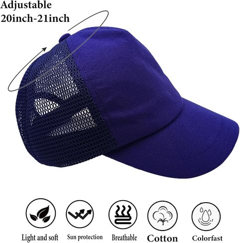 Toddler Baseball Cap Baby Cap Sun hat Breathable Mesh Solid Color hat for Kids boy Girl Age 3-5t in Saudi Arabia