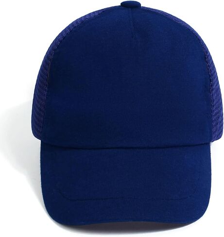 Toddler Baseball Cap Baby Cap Sun hat Breathable Mesh Solid Color hat for Kids boy Girl Age 3-5t in Saudi Arabia