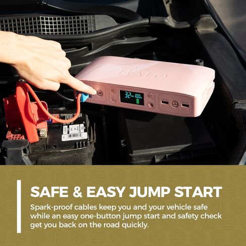HALO Bolt Air +, Portable Vehicle Jump Starter with Air Compressor & Automotive Bolt Air 58830 mWh Portable Emergency Power Kit with Tire Pump in Kuwait