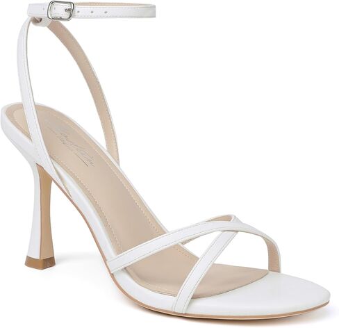 Mostrin Strappy Heels for Women Lace Up Ankle Strap Round Open Toe Stiletto High Heels Women's Heeled Sandals for Prom, Party, Daily in Kuwait