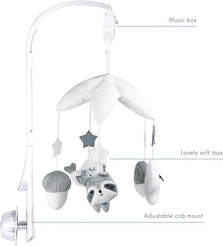 Baby Crib Mobile,Musical Mobile Crib Toys Hanging with Nursery Decor for Babies(Lion) in Saudi Arabia