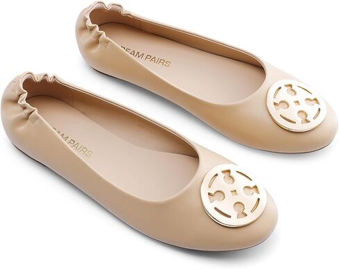 DREAM PAIRS Women's Ballet Flats Shoes Round Toe Slip On Comfortable Dressy Shoes in Saudi Arabia