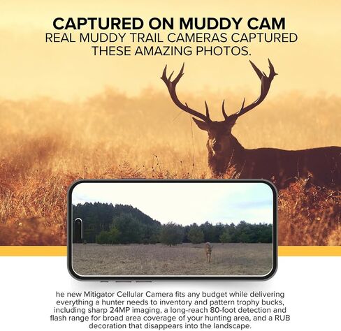 Mitigator Cellular 24MP Imaging Trail Camera with 80 Feet Detection and Flash Range (2-Pack) Bundle with 32GB Ultra SDHC UHS-I Memory Card (2-Pack) and High Speed Card Reader (5 Items) in Saudi Arabia