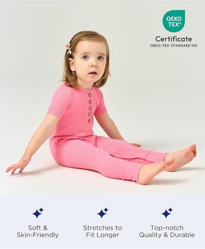 Baby Romper Boys and Girls Bamboo Viscose Short Sleeve Jumpsuit One Piece Footless Summer Outfit in Saudi Arabia