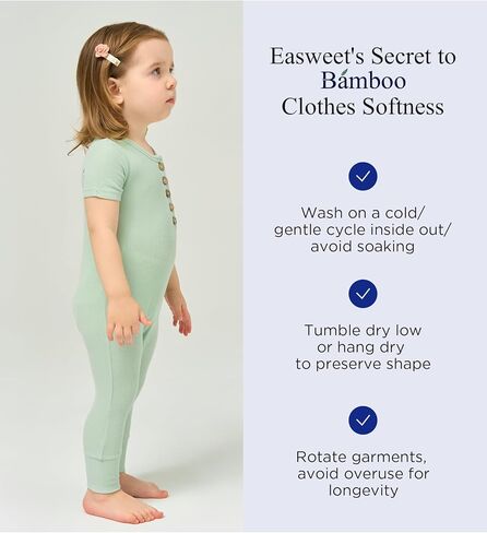 Baby Romper Boys and Girls Bamboo Viscose Short Sleeve Jumpsuit One Piece Footless Summer Outfit in Saudi Arabia
