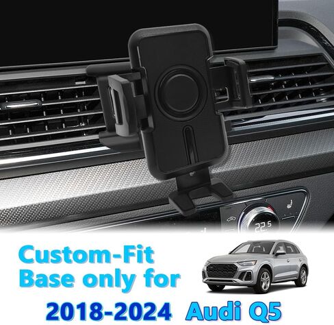 WAAPAK Car Phone Holder Mount 2010-2017 Audi Q5 SQ5 Auto Accessories Interior Decoration Smartphone Thick Case Cradles Navigation Bracket iPhone in Kuwait