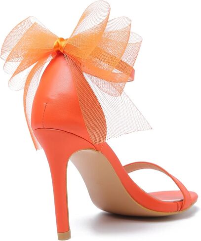 LIURUIJIA Women's Open Toe Stiletto Heels with Bow One Strap Sandals Wedding Party Prom Dress Shoes in Saudi Arabia