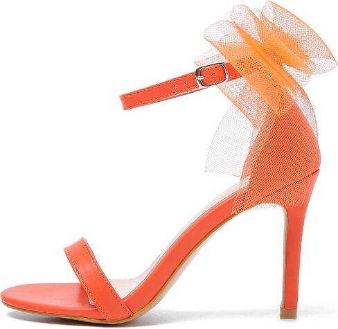 LIURUIJIA Women's Open Toe Stiletto Heels with Bow One Strap Sandals Wedding Party Prom Dress Shoes in Saudi Arabia